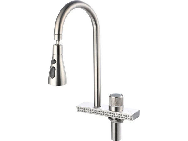 Смеситель Handmade SUS130-017F-2, нерж.сталь, с водопадом