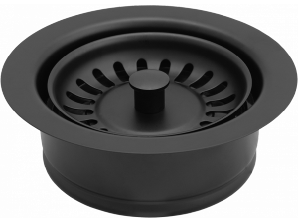 Металическая горловина в сборе с ситечком для вставки Bonecrusher, цвет черный