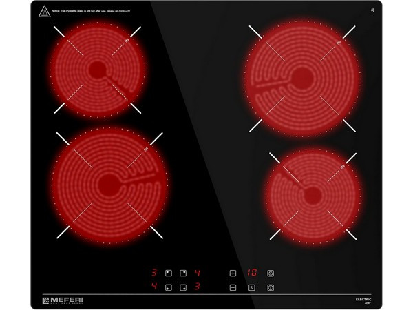 Варочная панель MEFERI MEH604BK LIGHT электрическая