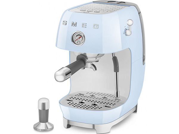 Кофемашина-эспрессо SMEG ECF03PBEU пастельный голубой