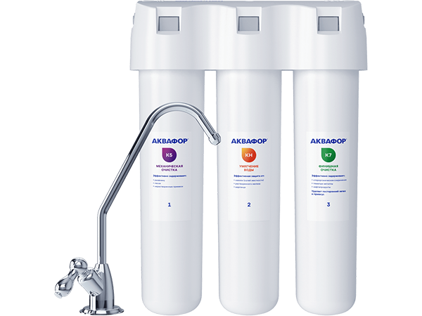 Водоочиститель Аквафор "Кристалл А" для жесткой воды