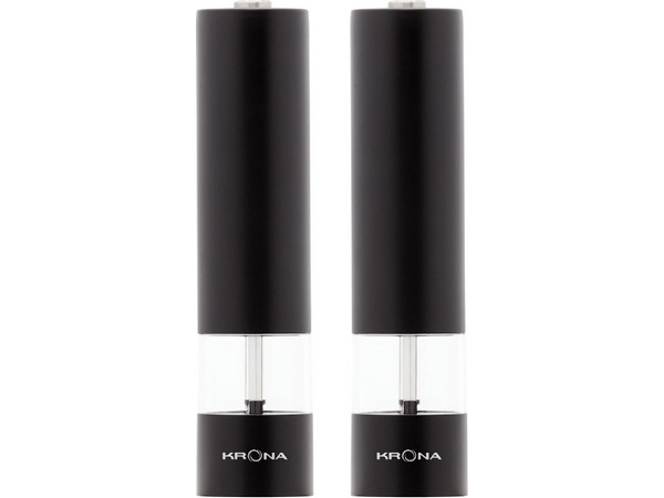 Измельчитель для специй KRONA Salz Pfeffer Black электрический (2 шт.)
