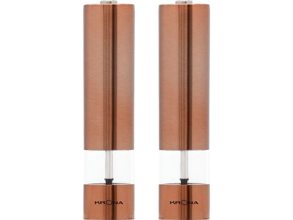 Измельчитель для специй KRONA Salz Pfeffer Copper электрический (2 шт.)